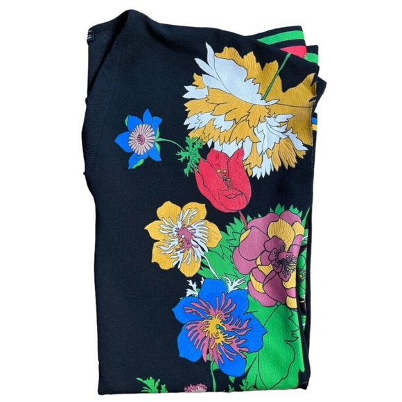 Zara Woman’s Dress Mini Black Floral Mini Short Sleeve Size Medium Spring Summer - Picture 2 of 6